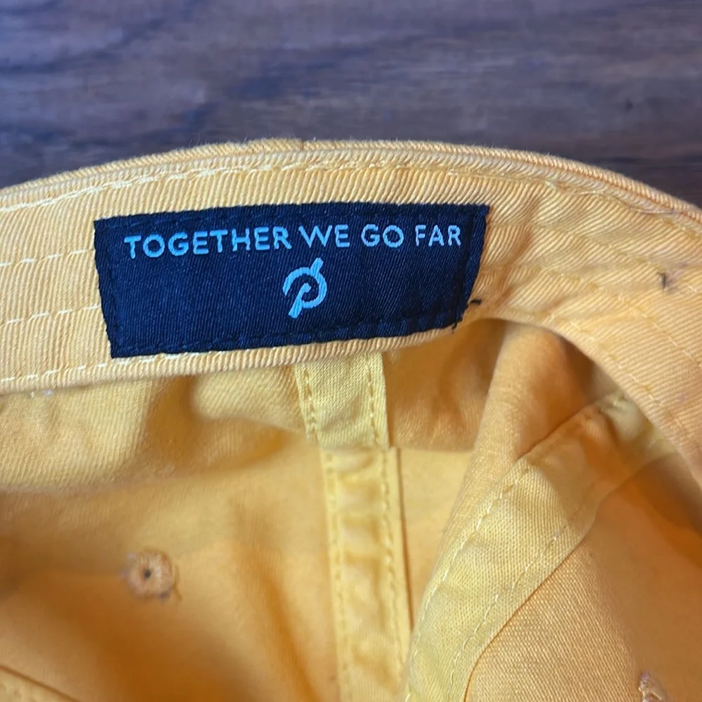Peloton Yellow adjustable hat